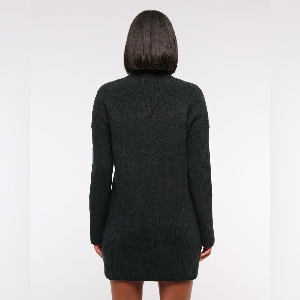 🆕 Easy Mockneck Mini Knit Sweater Dress - Picture 2 of 8